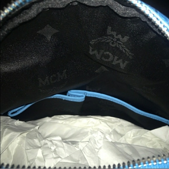 Blue MCM bookbag .